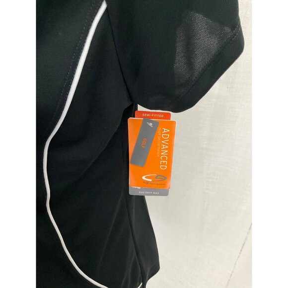 Champion C9 Advanced Black Athletic GOLF shirt NEW size Large - Picture 2 of 5